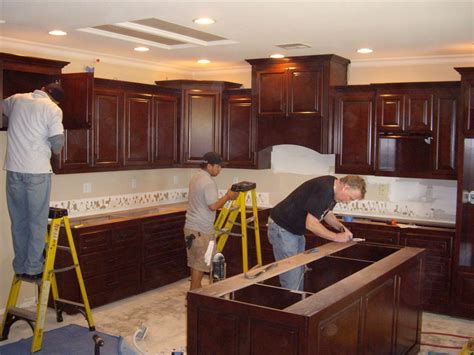 You can easily install kitchen cabinets yourself. Kitchen cabinet installation in Corona, CA | C & L Design ...