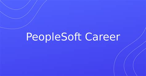 Nychhc Peoplesoftcareer Detail