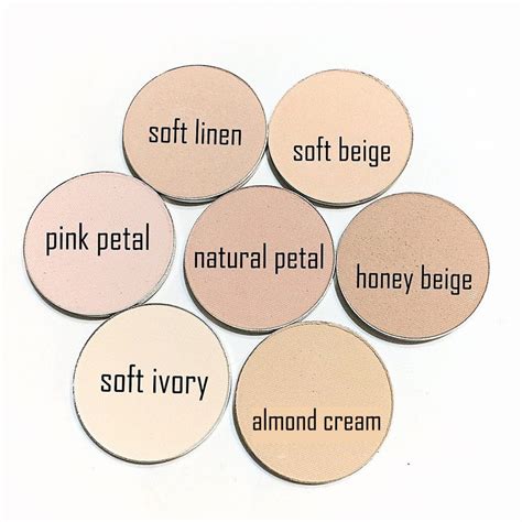 Soft Ivory Natural Mineral Pressed Foundation Or Setting Etsy