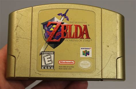 Zelda Ocarina Of Time Gold Collectors Edition Nintendo 64 N64 Ac