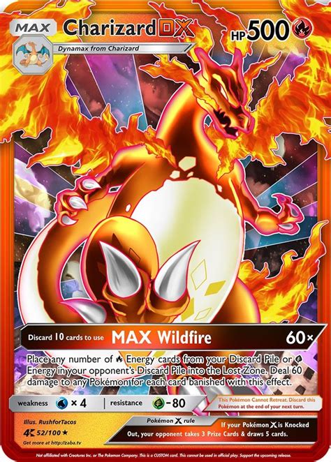 When charizard roars, that temperature climbs even higher. Charizard DX Extended Art Custom Pokemon Card | Pokemon cards charizard, Pokemon cards, Rare ...