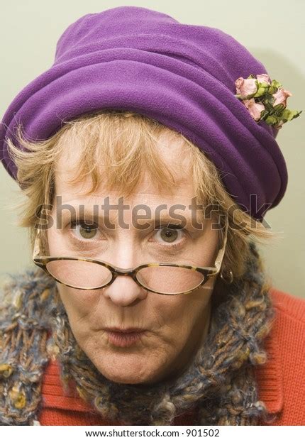 beautiful older woman fun expression wearing写真素材901502 shutterstock