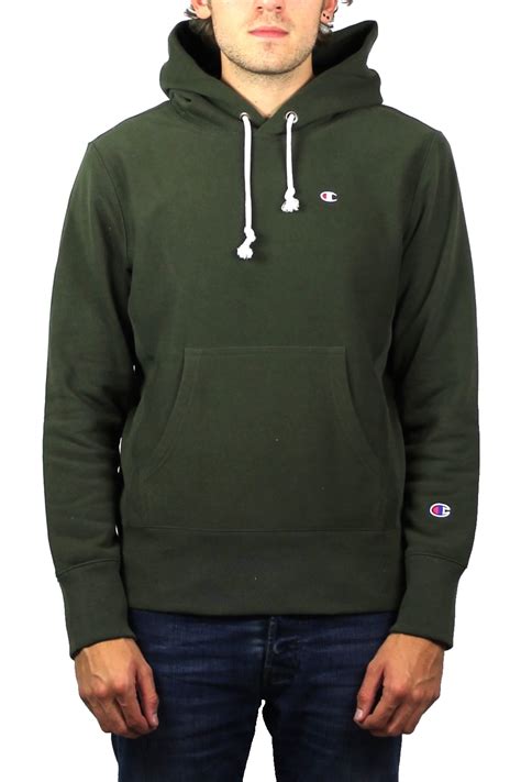 Get inspired and check out our selection of athletic apparel, sportswear, and more at the official champion store! Champion Reverse Weave Hooded Sweatshirt (Olive) | ThirtySix