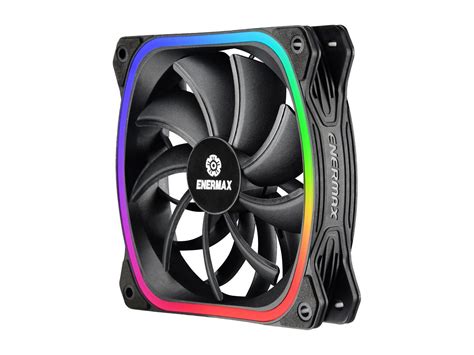 Enermax Squa 120mm Dual Light Loop Rgb Led Pwn Case Fan Addressable