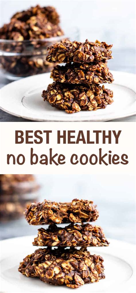 The Best Healthy No Bake Cookies - Build Your Bite