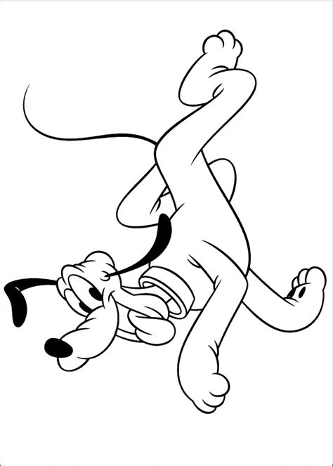 This picture shows donald duck and pluto dressed smartly in suits. Pluto Coloring Pages