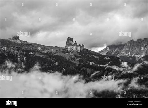 Cinque Torri Viewed From Croda Da Lago Cortina Dampezzo Dolomites