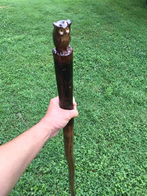 The end of 2018 brought yet another blow to british columbia's energy industry. Smart Owl Walking Stick | Walking sticks, Antler crafts ...