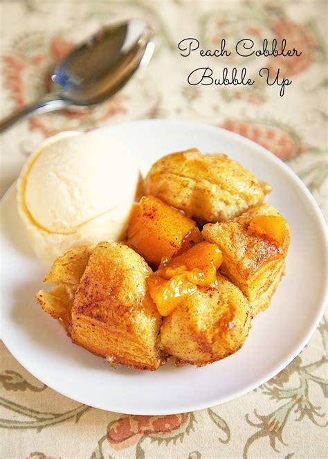 Peach Cobbler Bubble Up Recipe This Dessert Recipe Only Has