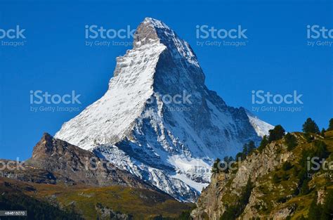 Beautiful Mountain Matterhorn Swiss Alps Stock Photo Download Image