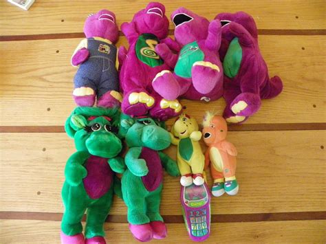 Barney Plush Lot Barney Baby Bop Bj Riff 1736374918