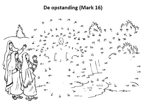 De opstanding Bijbel kleurplaten, Zondagsschool knutselen, Godsdienstles