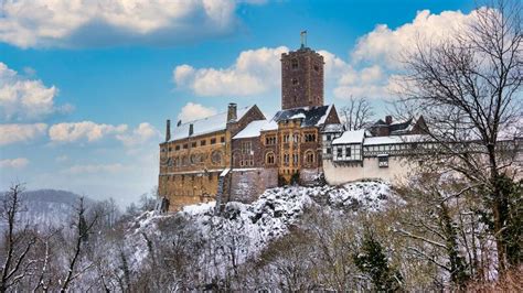 The Wartburg Unesco World Heritage Site In The Thuringian Forest Near