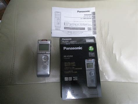 ヤフオク Panasonic2gbメモリーicレコーダーrr Xs350