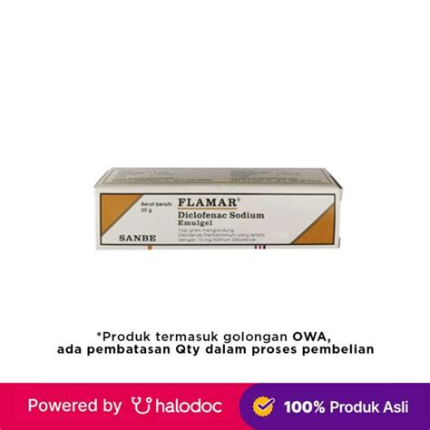 Jual Flamar 10 Mgg Gel 20 G Di Seller Apotek Halomedika Bungur Malang