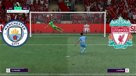 Penalty Shootoutliverpool Vs Manchester City Premier League