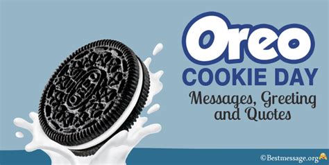 National Oreo Cookie Day Wishes Messages And Cookie Quotes