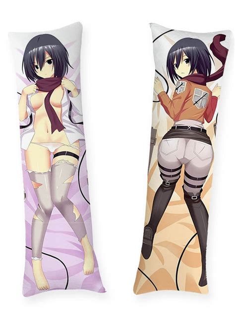 Mikasa Ackerman Cute Body Pillow Dakimakura Anime Body Pillow