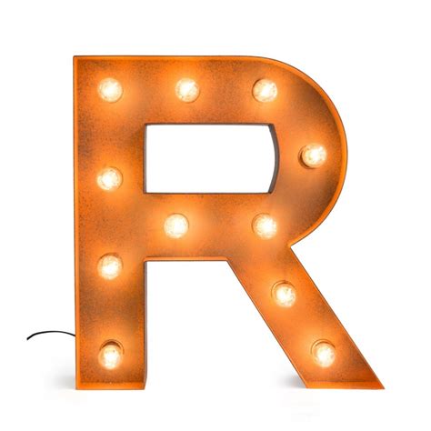 Vector blue neon lamp letters font show casino or theather. Letter R with Light Bulb - Reallynicethings