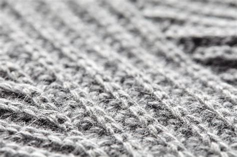 Grey Knitting Wool Texture Background Stock Photo Download Image Now