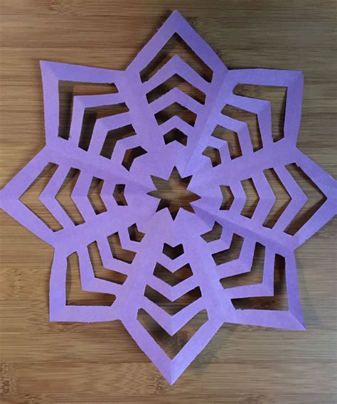 Paper Snowflake 11 Steps With Pictures Instructables