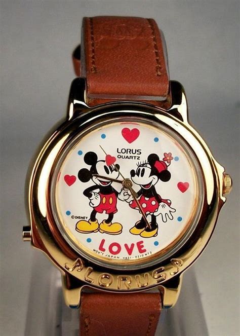 Lours Mickey Mouse Musical Watch Mickey Minnie Mouse Vintage Lorus Quartz Watch Plays I