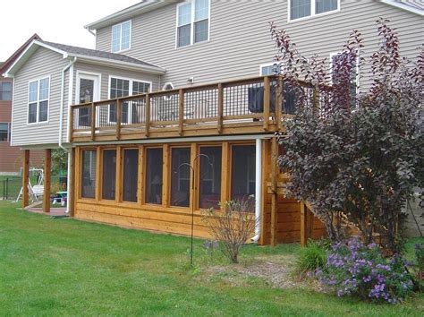 Patios, decks, backyards… bring them on! deck ideas | Under Deck Screen Porch, Johnston (with Hot Tub) - Screened Porches ... - Living ...