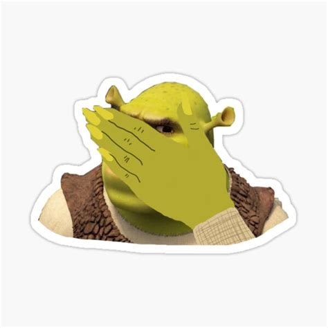 Shrek Sticker For Sale By Oliviacrafter15 Redbubble