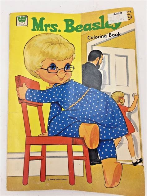 Vintage 1975 Mrs Beasley Doll Coloring Book Whitman 37 Used Whitman