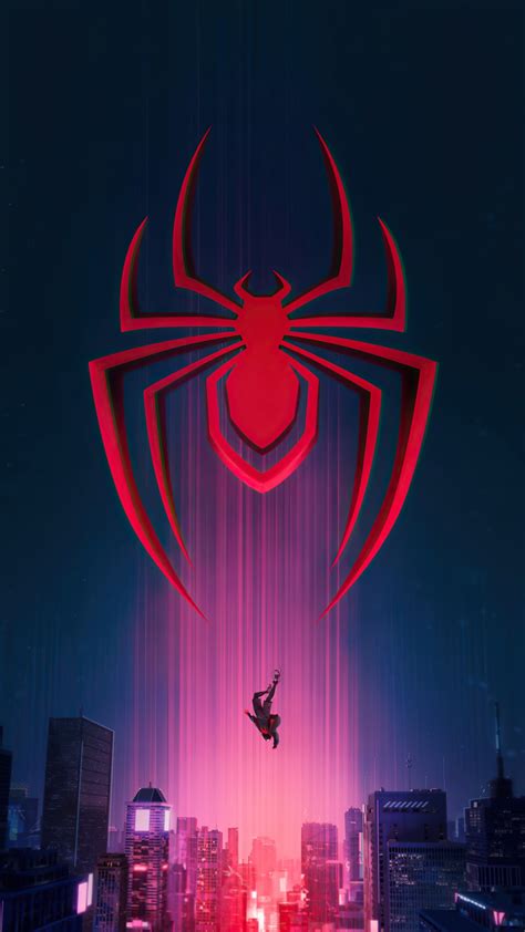 Miles Morales Logo Spider Man Into The Spider Verse Movie Spider