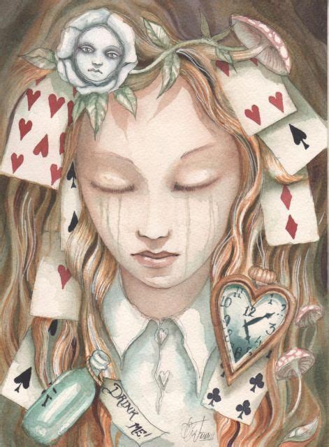 Alice In Wonderland Through The Looking Glass Art Original Painting