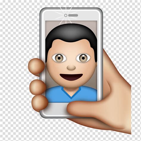 Mobile Phones Emoji Selfie Smoke Club Emoji Transparent Background Png
