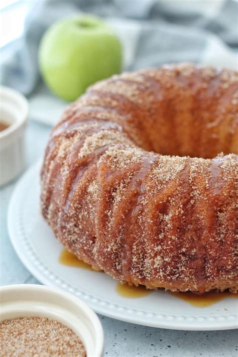 Apple Cider Bundt Cake With Caramel Apple Glaze Recipe Bundt Cake