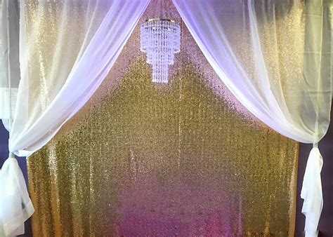 10 Curtain Sequin Backdrop Victorian Diamond Events