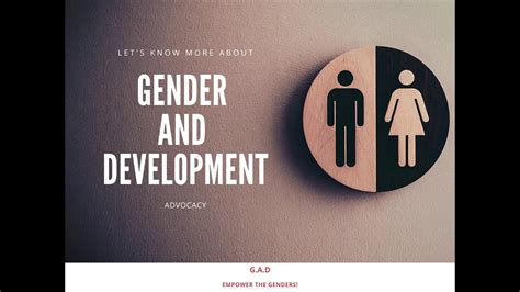 Gender And Development I Gendered Society Youtube