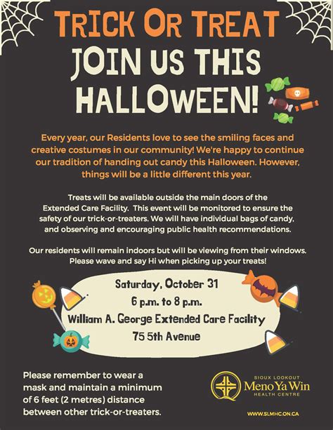 Trick Or Treat At Extended Care Sioux Lookout Meno Ya Win Health Centre