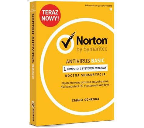 Symantec Norton Antivirus Basic 1 Urządzenie1 Rok Dobra Cena Opinie