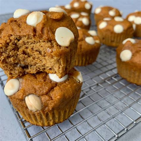 White Chocolate Pumpkin Protein Muffins A Kodiak Cakes Muffin Recipe