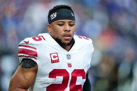 Saquon Barkley Doesnt See Himself In Anything But Giants Uniform After