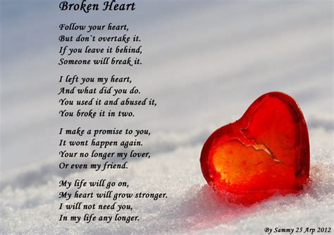 Love Relationship Issues Teen Poems For A Broken Heart