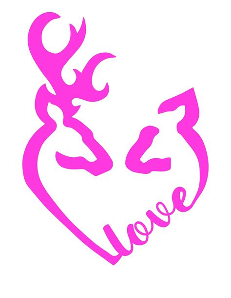 Browning Style Buck And Doe Love Decal Car Decal Kaitori Buck And