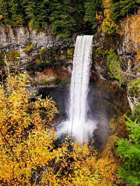 Brandywine Falls Along Highway 99 Near Whistler British Columbia
