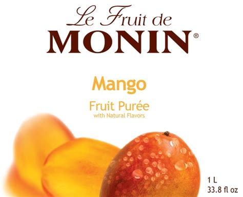 Mango Purée Tropical Sweetness Bottled Monin