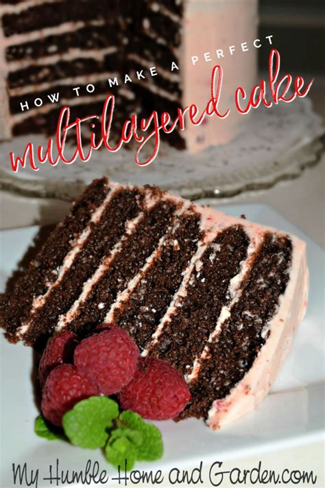 How To Make A Perfect Multilayered Cake My Humble Home And Garden