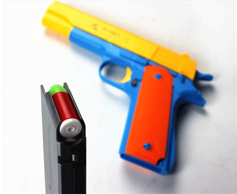 1pcs Classic M1911 Toys Mauser Pistol Childrens Toy Guns Soft Bullet