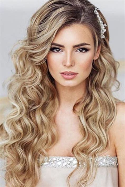 wedding hairstyles for long hair down a guide to help you look flawless on your special day