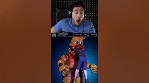 Markiplier Reacts To The Animated Bite Of 83 Fredbear Animation Youtube