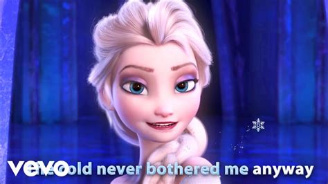Idina Menzel Let It Go From Frozen Sing Along Version Youtube