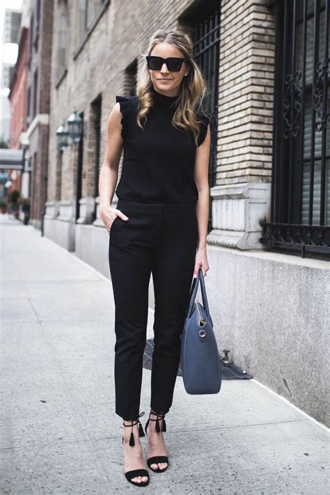 what to wear to a business meeting styled snapshots black work outfit summer work outfits