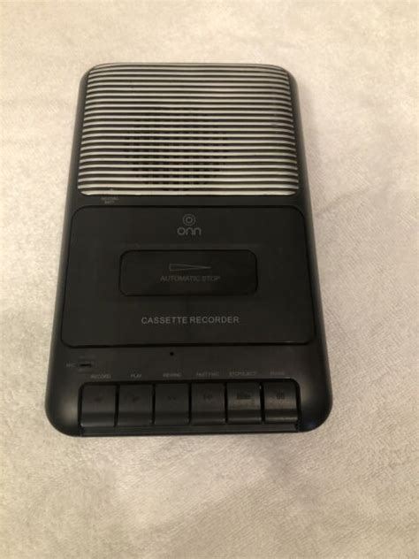 Onn Cassette Recorder Model Ona13av504 Ebay